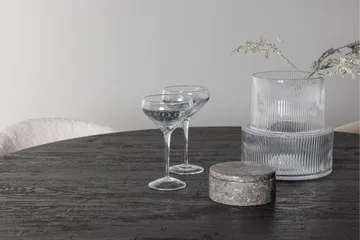 Lanzo Matgrupp 120 cm Rund med 4 Chico Stolar - Mocca - Products - Möbler - Bord & matgrupp - Matgrupp