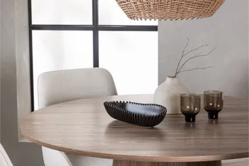 Lanzo Matgrupp 120 cm Rund med 4 Rosie Stolar - Natur - Products - Möbler - Bord & matgrupp - Matgrupp