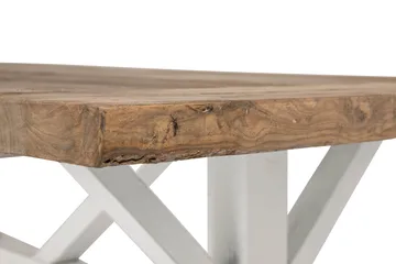 Lyon Vintage Matbord 200 cm Förlängningsbart - Natur / Vit - Products - Möbler - Bord & matgrupp - Matbord & köksbord