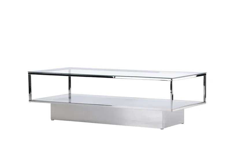 Maglehem Soffbord 130x60 cm - Transparent - Products - Möbler - Bord & matgrupp - Soffbord