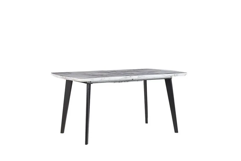 Matbord hopfällbart 160/200 x 90 cm MOSBY - Vit - Products - Möbler - Bord & matgrupp - Matbord & köksbord