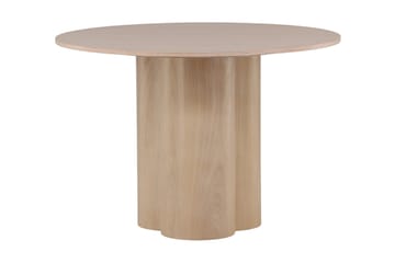 Olivia Matbord 110 cm Runt - Whitewash - Products - Möbler - Bord & matgrupp - Soffbord