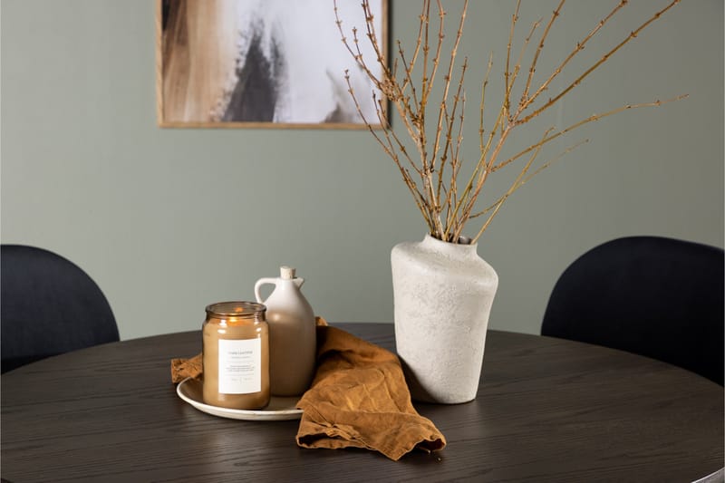 Olivia Matgrupp 110 cm Rund med 4 Stella stolar - Svart - Products - Möbler - Bord & matgrupp - Matgrupp