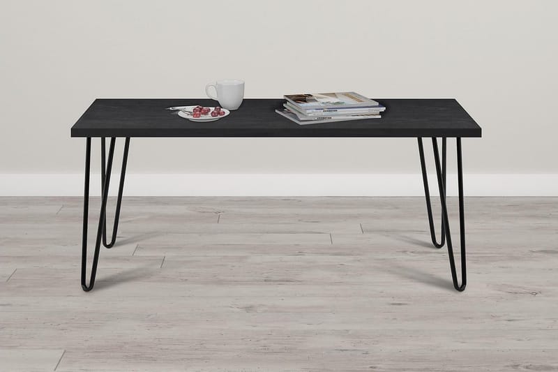 Owen Soffbord 107 cm Espresso/Svart - Dorel Home - Products - Möbler - Bord & matgrupp - Soffbord