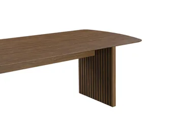 Richeto Matbord Rökt Ek 240 cm - Brun / Ribbad - Products - Möbler - Bord & matgrupp - Matbord & köksbord