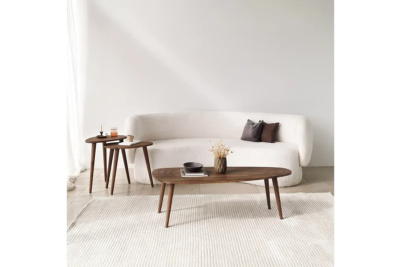 Saldus Soffbord 115 cm - Valnöt - Products - Möbler - Bord & matgrupp - Soffbord