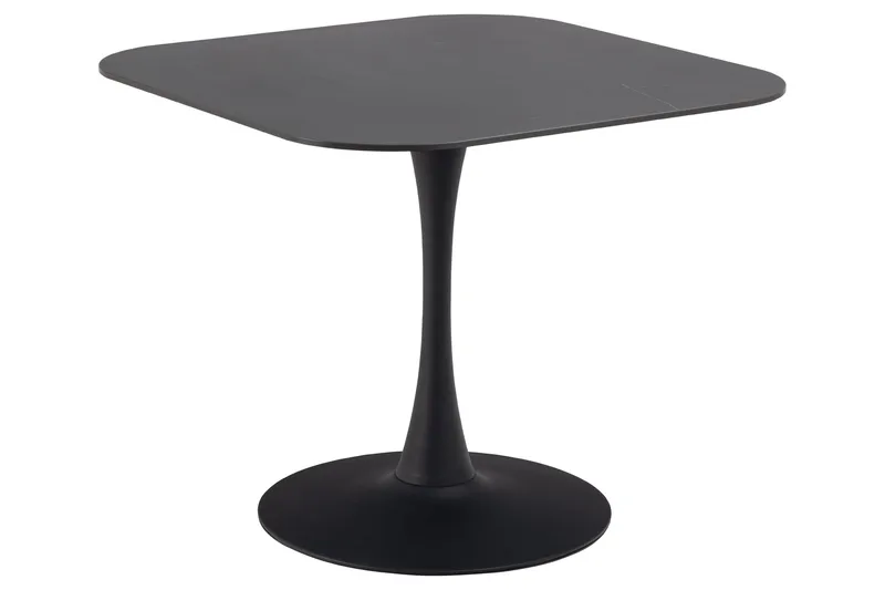 Salm Matbord 90x90 cm, Svart