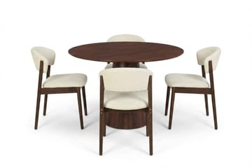 Walnut/Beige - Valnöt