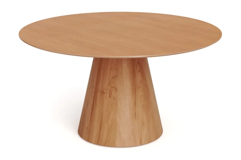 Siena Stort Matbord Runt 150cm Fanér, Ek
