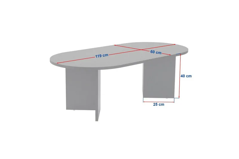 Soffbord Hasina Atlantisk Tall - Atlantisk Tall - Products - Möbler - Bord & matgrupp - Soffbord