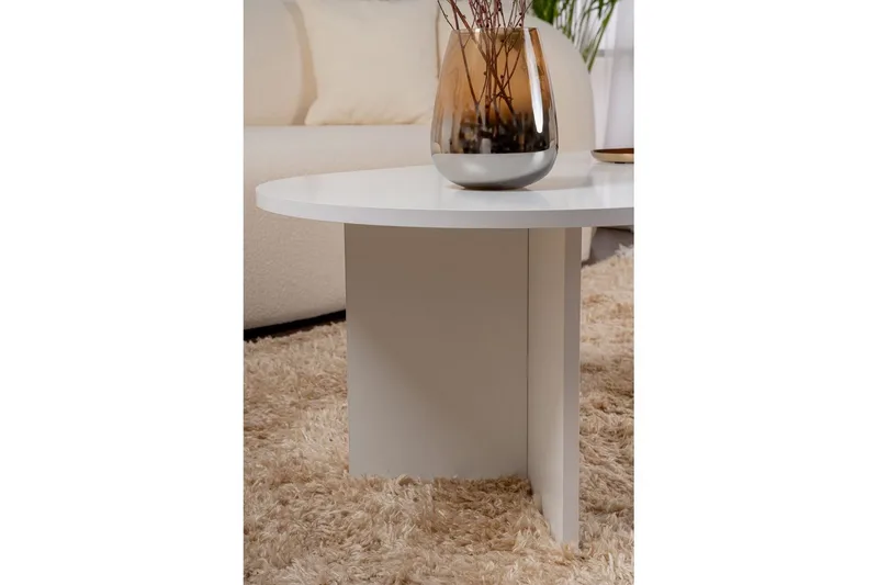Soffbord Hasina Vit - Vit - Products - Möbler - Bord & matgrupp - Soffbord