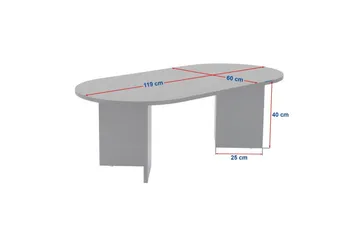 Soffbord Hasina Vit - Vit - Products - Möbler - Bord & matgrupp - Soffbord