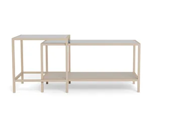 Hasslevik Soffbord 90 cm - Klar/Grå - Products - Möbler - Bord & matgrupp - Soffbord - Soffbord med förvaring