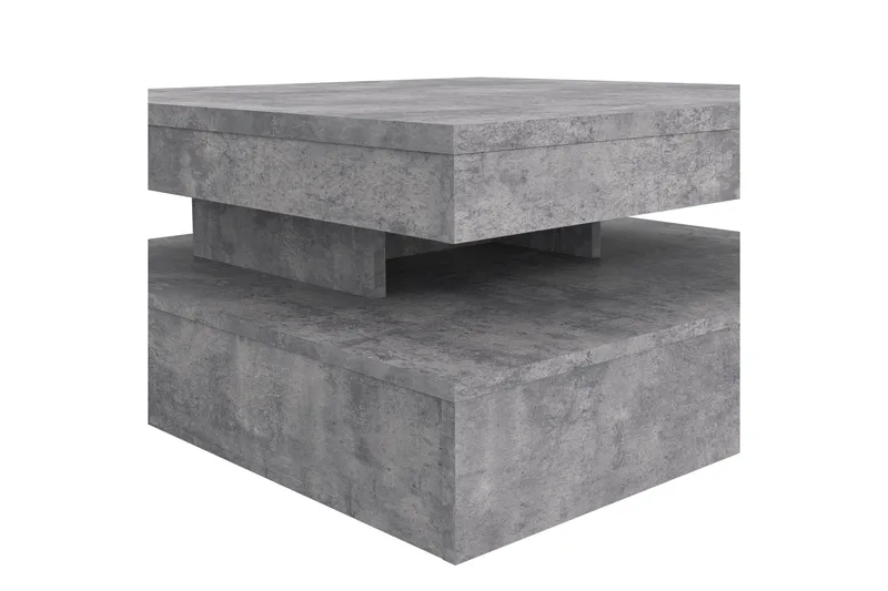 Holmeswood Soffbord 78 cm med Förvaring Hylla - Ljusgrå - Products - Möbler - Bord & matgrupp - Soffbord - Soffbord med förvaring