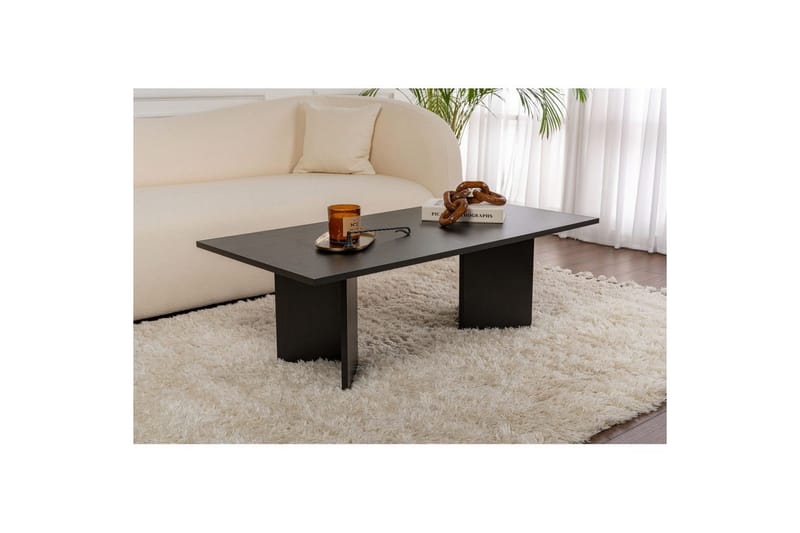 Soffbord Isami Trä Svart - Trä Svart - Products - Möbler - Bord & matgrupp - Soffbord