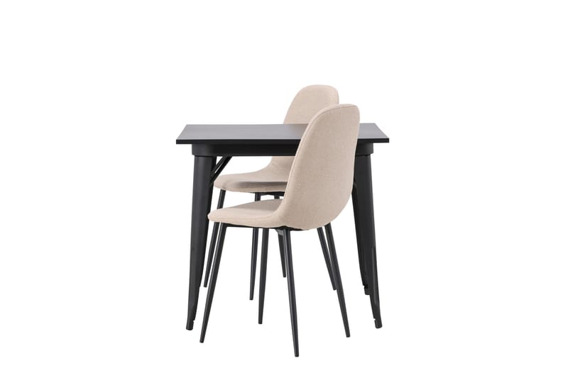 Tempe Matgrupp 80 cm Rektangulär med 2 Polar stolar - Beige - Products - Möbler - Bord & matgrupp - Matgrupp