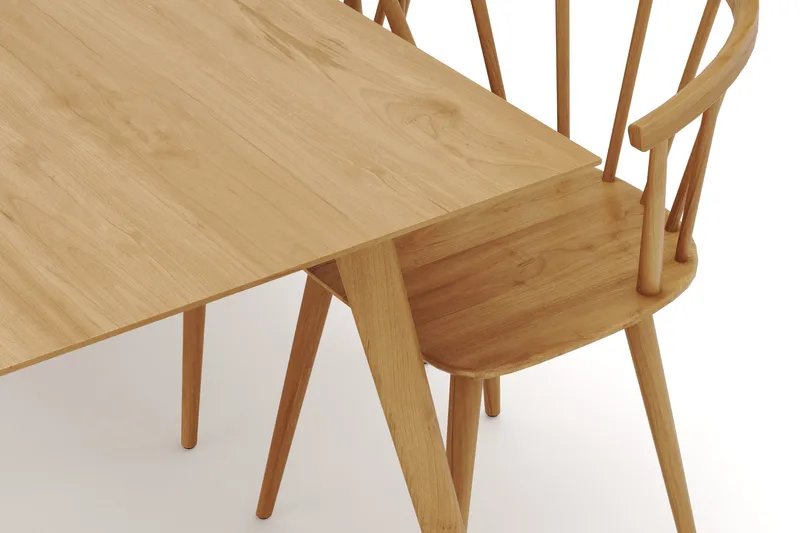 Tyrö Matgrupp med 6 st Tyrö Karmstolar - Oak/Oak - Products - Möbler - Bord & matgrupp - Matgrupp