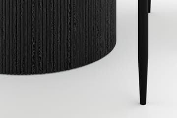Uppveda Matbord 120 cm Rund med 4 Sawako Stolar - Svart/Vit - Products - Möbler - Bord & matgrupp - Matgrupp