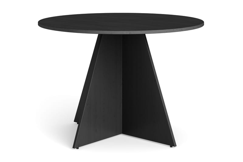 Vera Runt Matbord ø110 cm Fanér, Svart