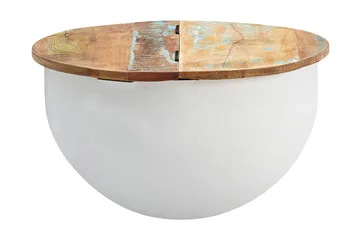 Willowdale Soffbord 60 cm Runt - Brun/Vit - Products - Möbler - Bord & matgrupp - Soffbord