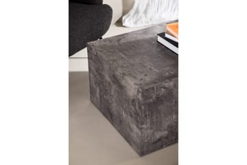 York High Travertin Soffbord 80 cm - Mörkgrå - Products - Möbler - Bord & matgrupp - Soffbord