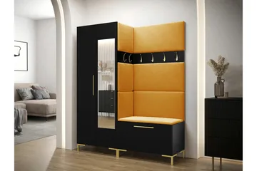 Dunvegan Hallmöbelset 158x46 cm Black - Products - Möbler - Hallmöbler - Möbelset för hall & entre