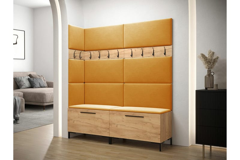 Dunvegan Hallmöbelset 168x46 cm Brown - Products - Möbler - Hallmöbler - Möbelset för hall & entre