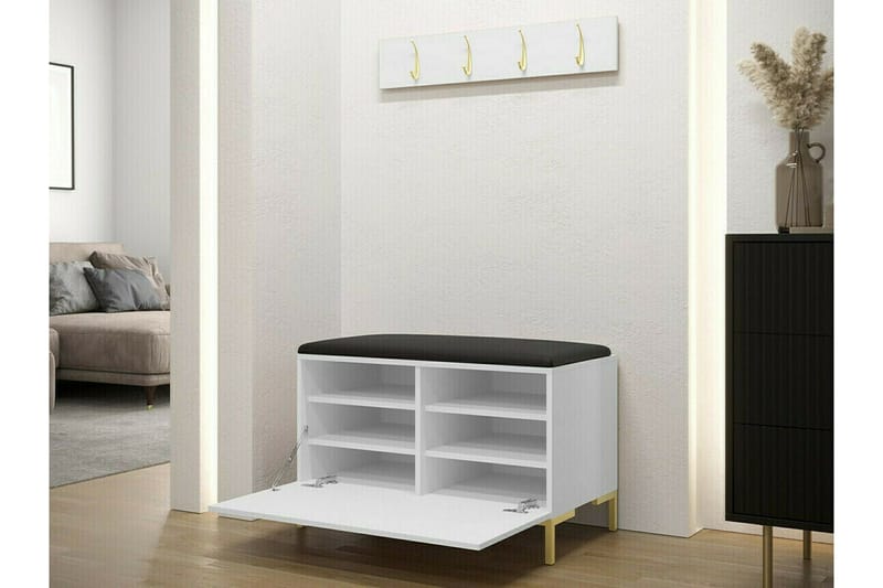 Dunvegan Hallmöbelset 84x44 cm - Vit - Products - Möbler - Hallmöbler - Möbelset för hall & entre