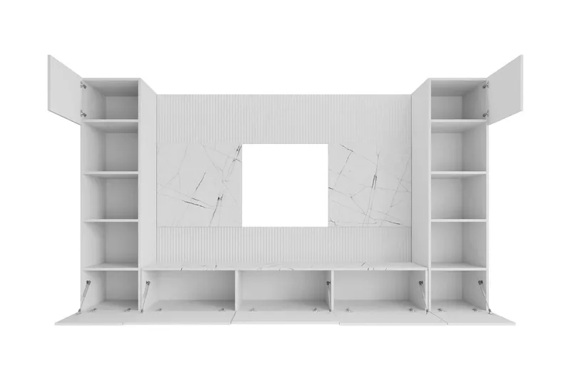 Bernice Tv-skåp 260x38 cm - Beige - Products - Möbler - TV- & Mediamöbler - TV-möbelset