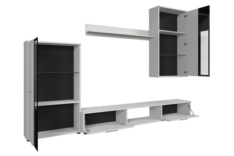 Bunta Tv-möbelset 235x40 cm - Vit - Products - Möbler - TV- & Mediamöbler - TV-möbelset