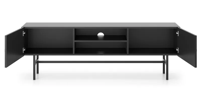 Francisca Tv-bänk 155 cm - Svart - Products - Möbler - TV- & Mediamöbler - TV bänk & mediabänk