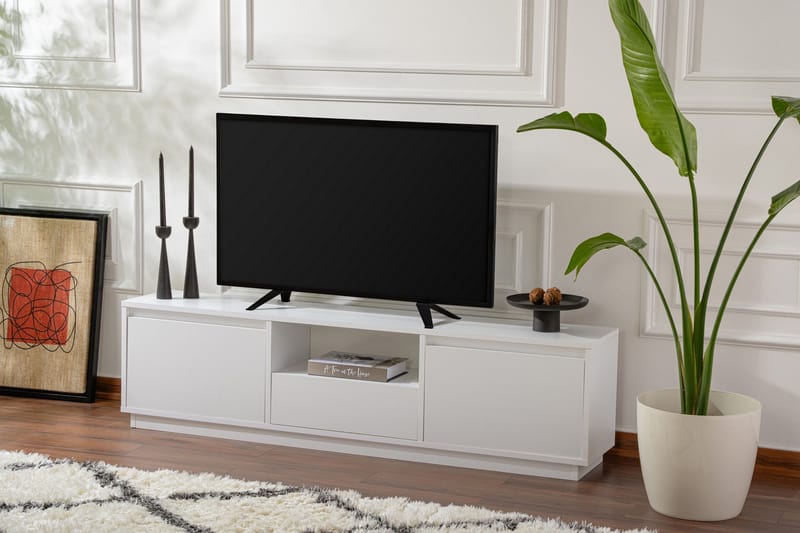 Gulliver Tv-bänk 160 cm - Vit - Products - Möbler - TV- & Mediamöbler - TV bänk & mediabänk