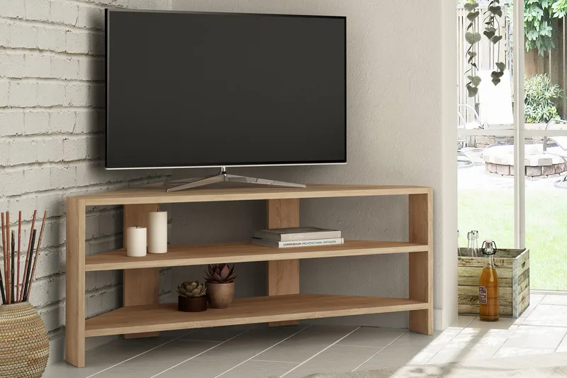 Homitis Tv-bänk 114 cm - Ljusbrun - Products - Möbler - TV- & Mediamöbler - TV bänk & mediabänk