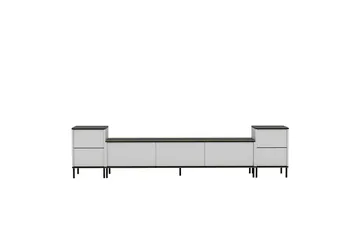 Imaj Tv-bänk 260 cm - Guld/Svart/Vit - Products - Möbler - TV- & Mediamöbler - TV bänk & mediabänk