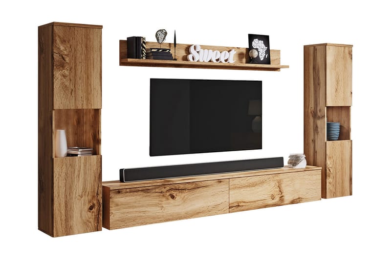 Kanehira Tv-möbelset - Natur - Products - Möbler - TV- & Mediamöbler - TV-möbelset