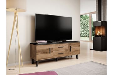 Kardos Tv-möbelset 140 cm - Natur/Svart - Products - Möbler - TV- & Mediam öbler - TV-möbelset