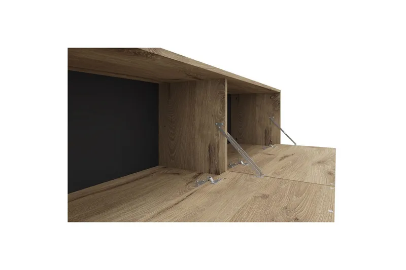 Lowboard Alberto 180x38x50 cm, Ek - 180x38x50 cm, Ek - Products - Möbler - TV- & Mediamöbler - TV bänk & mediabänk