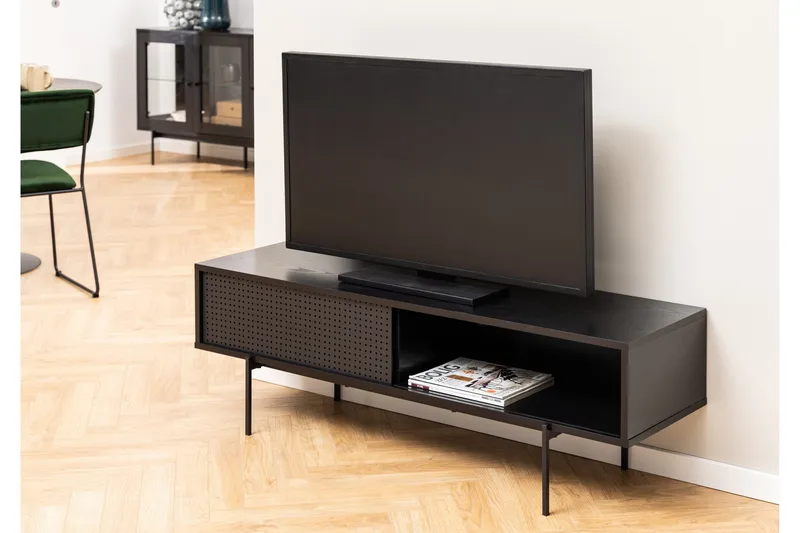 Mehoopany Tv-bänk 40 cm - Svart - Products - Möbler - TV- & Mediamöbler - TV bänk & mediabänk