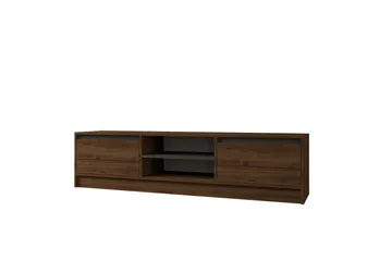 Olca Tv-bänk 180 cm - Valnöt/Antracit - Products - Möbler - TV- & Mediamöbler - TV bänk & mediabänk