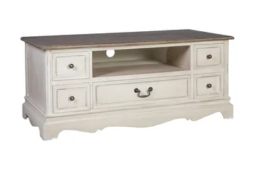 Samira TV-bänk New 117 cm - Vit - Products - Möbler - TV- & Mediamöbler - TV bänk & mediabänk