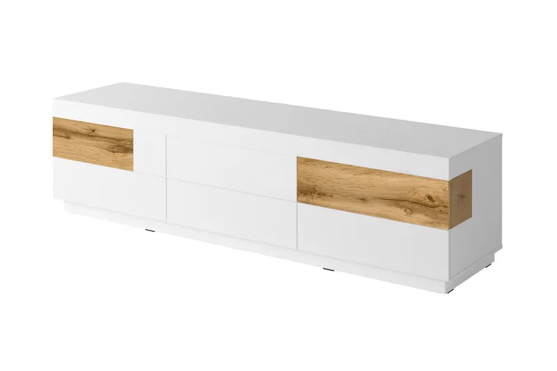 Tomeka TV-bänk 206 cm - Vit/Trä - Products - Möbler - TV- & Mediamöbler - TV bänk & mediabänk