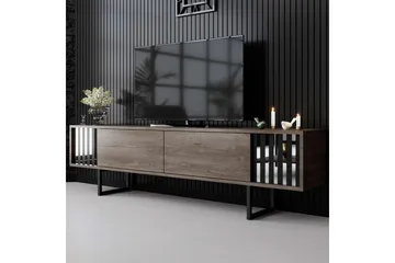 TV-bänk Jeval Valnöt / Svart - Valnöt / Svart - Products - Möbler - TV- & Mediamöbler - TV bänk & mediab änk