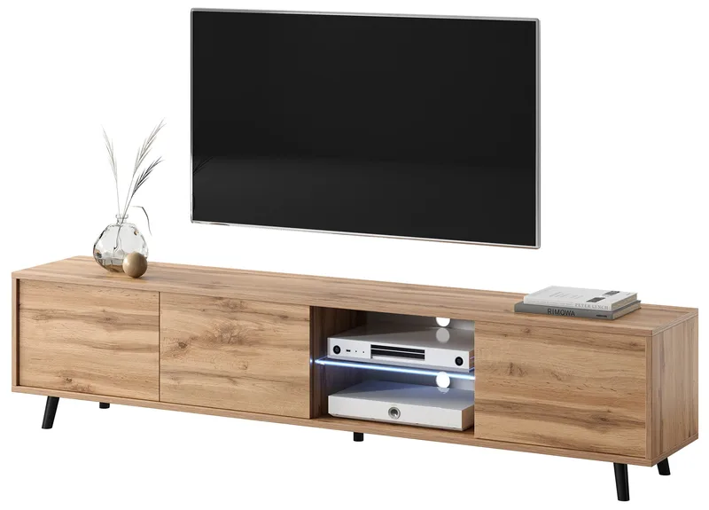 Vipan Tv-bänk 175 cm - Ek - Products - Möbler - TV- & Mediam öbler - TV bänk & mediabänk