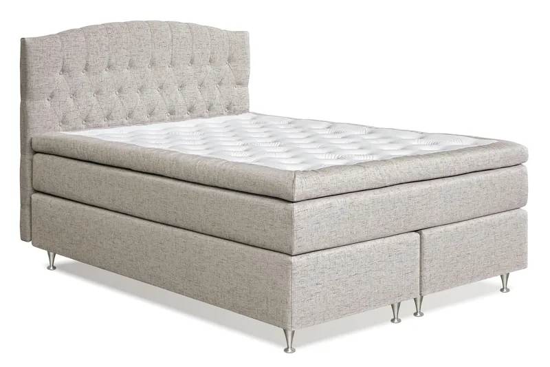 Belda Kontinentalsäng 160x200Fast - Beige - Products - Möbler - Säng - Kontinentalsäng