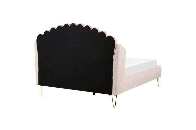 Benicio Sängram 140x200 cm - Beige/Guld - Products - Möbler - Säng - Sängram & sängstomme