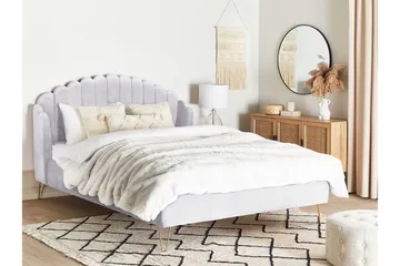 Benicio Sängram 180x200 cm - Grå/Guld - Products - Möbler - Säng - Sängram & sängstomme