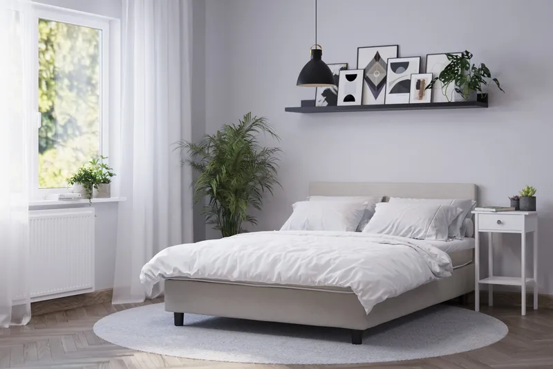 Billingen Kontinentalsäng 120x200 cm - Beige - Products - Möbler - Säng - Enkelsäng