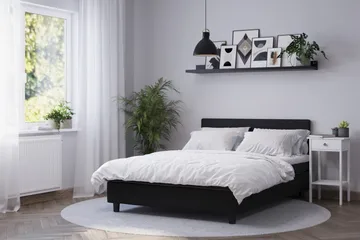 Billingen Kontinentalsäng 180x200 cm - Svart - Products - Möbler - Säng - Kontinentalsäng