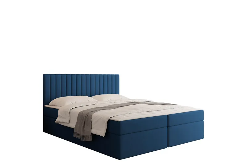 Calrosor Sängpaket Kontinentalsäng med Förvaring 140x200 cm, Blå