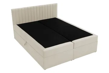 Calrosor Sängpaket Kontinentalsäng med Förvaring 160x200 cm - Grå - Products - Möbler - Säng - Komplett sängpaket